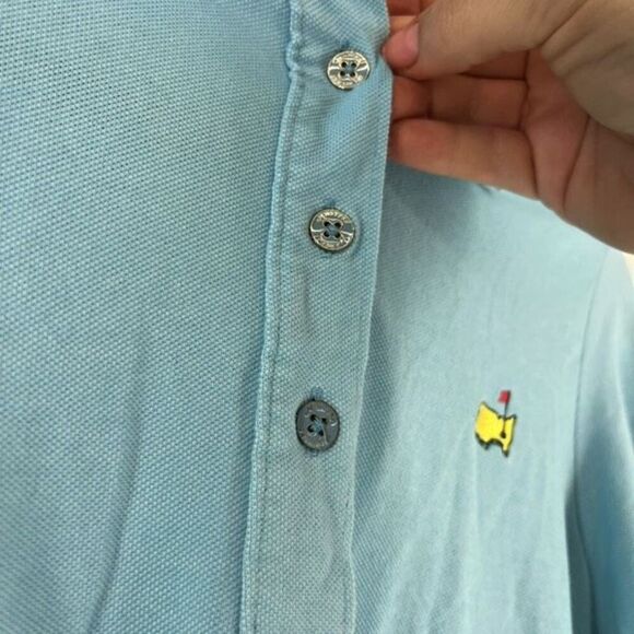 Masters Magnolia Lane Women's Aqua Blue Augusta Pima Cotton Golf Polo Shirt XS - Picture 6 of 11